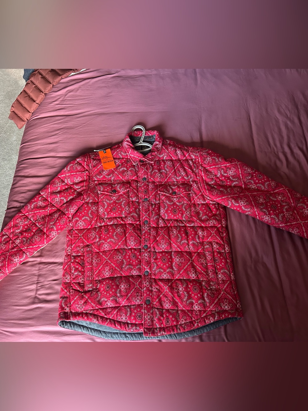 Todd Snyder x LL Bean Quilted Paisley Jacket